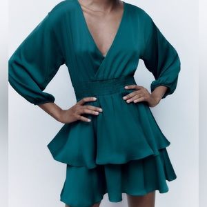 NWT teal mini dress!